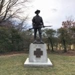 Statue for The Hiker from the Spanish American War