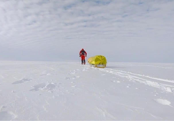 Colin O'Brady hiking across Antarctica