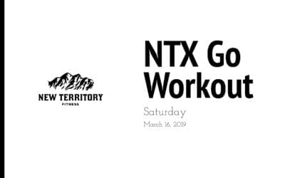 NTX Go // Saturday 03-16