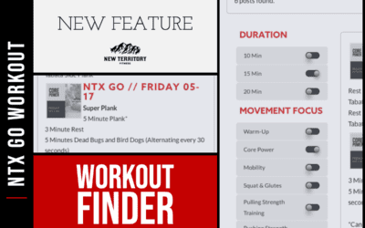 Introducing the Workout Finder on NTX Go